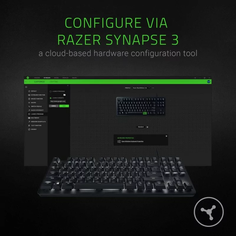 Razer Blackwidow lite Silent mechanical keyboard Razer Blackwidow lite Silent mechanical keyboard